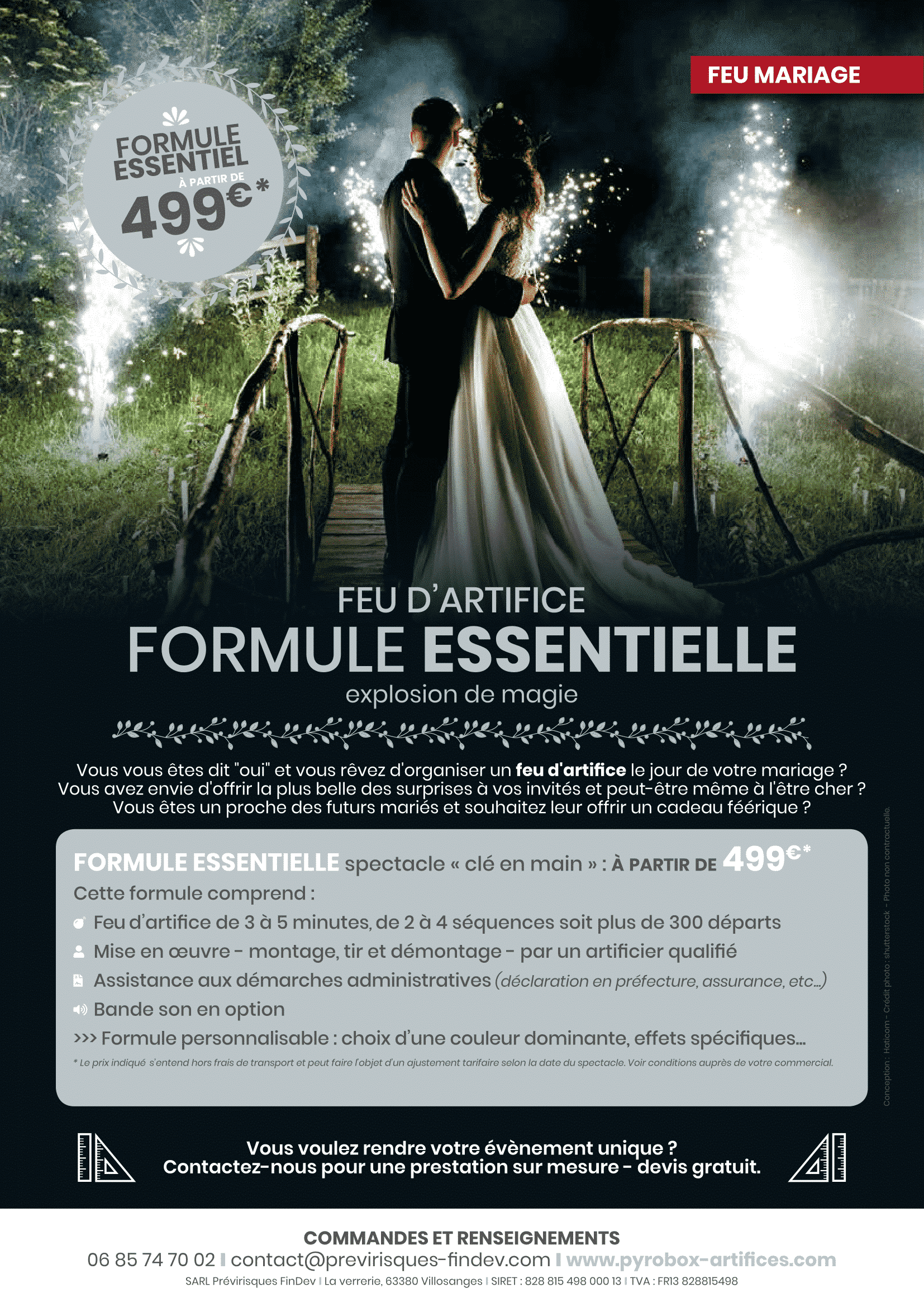 Feu d'Artifice Mariage, Prix Feux D'Artifice Mariage