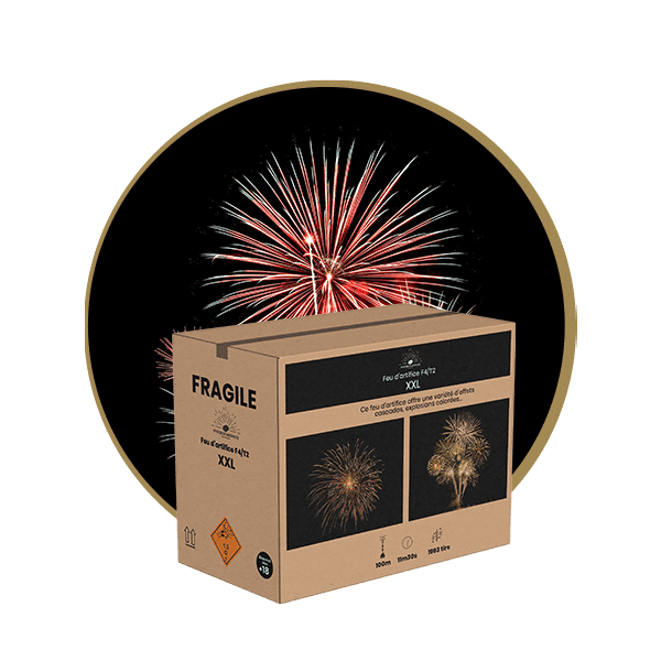 Feux d'artifice avec formalités XXL