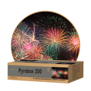 Feu d’artifice automatique Pyrobox 200 multi-effets et multi-couleurs